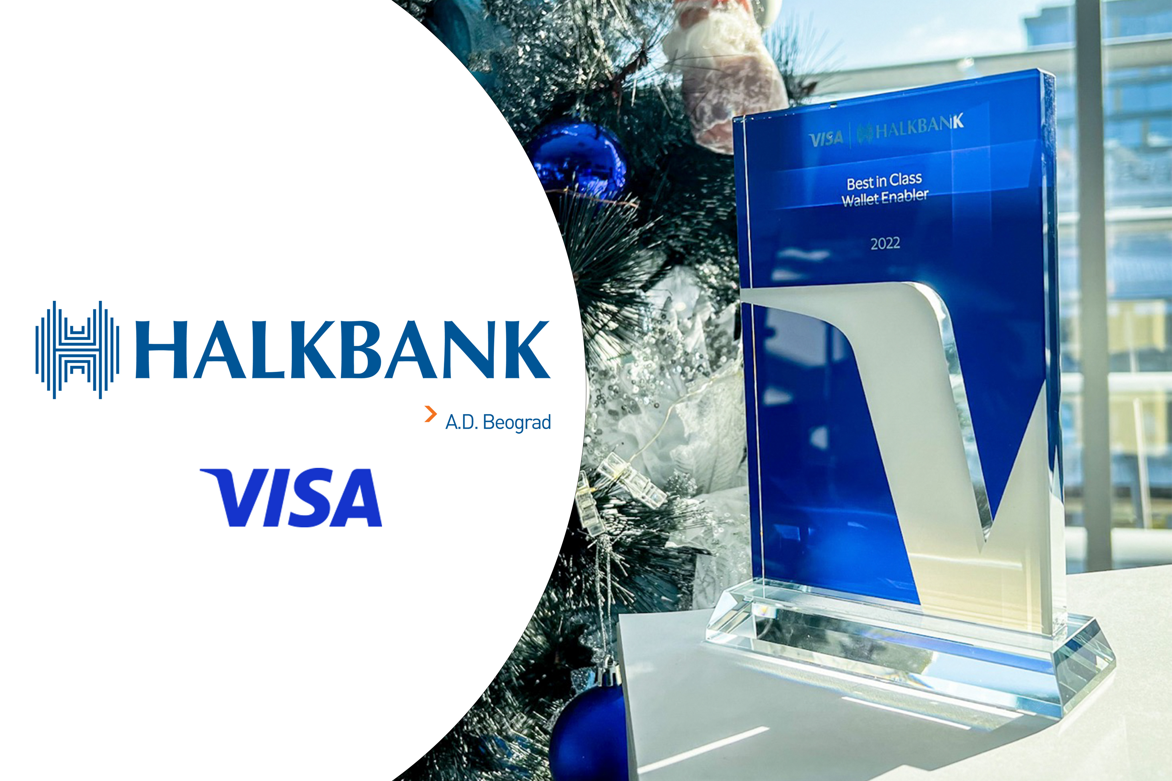HALKBANK a.d. Beograd osvojila nagradu Visa - „Best in Class Wallet Enabler”